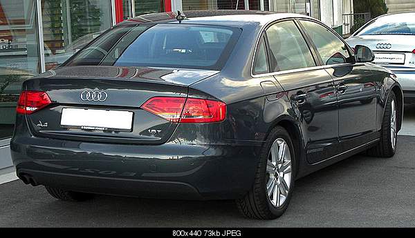 Click image for larger version. 

Name:	800px-Audi_A4_B8_1_8T_rear.jpg‎ 
Views:	96 
Size:	72.6 KB 
ID:	27910